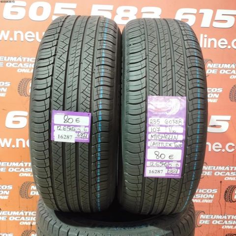 2X 235 60 R18 107V XL MICHELIN LATITUDE TOUR HP 5.6/5.8MM DOT 4921/0321