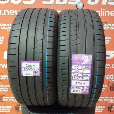 2X 255 50 R19 103Y GOODYEAR EAGLE F1 ASYMETRIC 2 5.7/6.0MM DOT 0719/4022