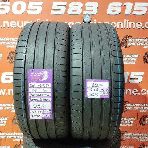 2X 245 40 R20 99Y XL MO BRIDGESTONE TURANZA 6 ENLITEN 5.3/5.8MM DOT 2824/1725