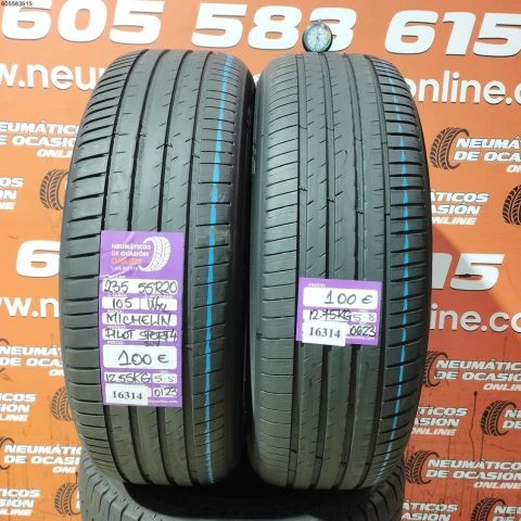 2X 235 55 R20 105W XL MICHELIN PILOT SPORT 4 SUV 5.5/5.8MM DOT 0123/0623