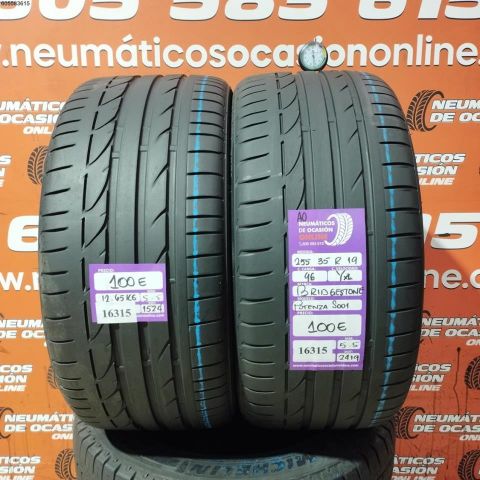 2X 255 35 R19 96Y XL AO BRIDGESTONE POTENZA S001 5.5/5.5MM DOT 1524/2419