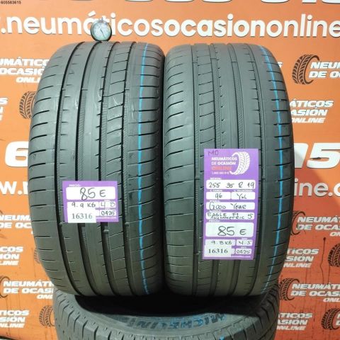 2X 255 35 R19 96Y XL MO GOODYEAR EAGLE F1 ASYMETRIC 5 4.5/4.8MM DOT 0425/0425