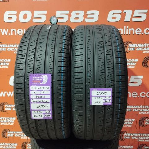 2X 275 45 R20 110V M+S* VOL PIRELLI SCORPION VERDE ALL SEASON 5.3/5.3MM DOT 4621/3118