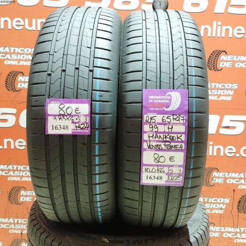 2X 215 65 R17 99H HANKOOK VENTUS PRIME 4 5.3/5.3MM DOT 4424/0225