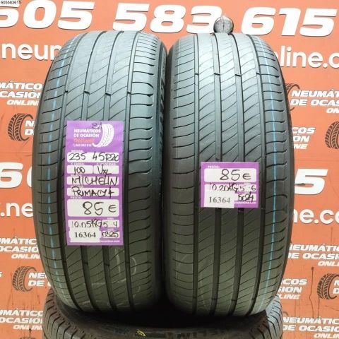 2X 235 45 R20 100V XL S1 MICHELIN PRIMACY 4 5.4/5.6MM DOT 0325/5024