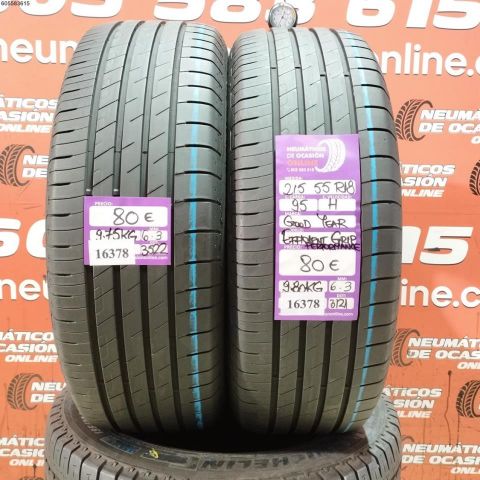 2x 215 55 R18 95H GOODYEAR EFFICIENTGRIP PERFORMANCE 6.3/6.3 MM DOT 3522/3121