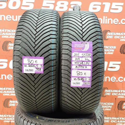 2X 235 55 R18 104H XL M+S* MICHELIN ALPIN 5.8/5.8MM DOT 3724/3724