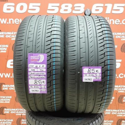 2X 275 45 R19 108Y XL NFO CONTINENTAL PREMIUM CONTACT 6 5.0/5.2MM DOT 4119/1621