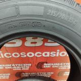 2X 215 70 R15C 109/107R M+S* MICHELIN AGILIS ALPIN 7.8/7.8MM DOT 3821/3321