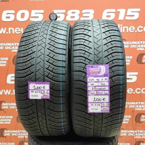 2x 255 50 R19 111V XL MICHELIN PILOT ALPIN SUV NO 5.2/5.0MM DOT 3922/3922