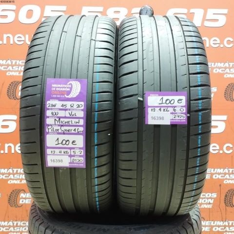 2X 235 45 R20 100V XL MICHELIN PILOT SPORT 4 SUV 5.2/6.0MM DOT 0120/2725