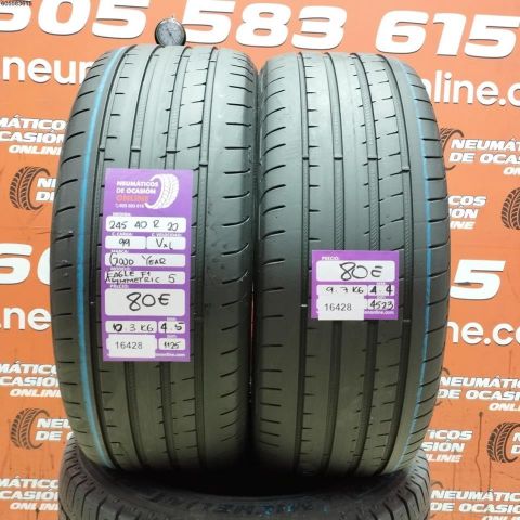 2X 245 40 R20 99V XL GOODYEAR EAGLE F1 ASYMETRIC 5 4.4/4.5MM DOT 1125/4523