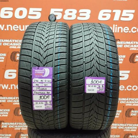 2X 275 45 R20 110V XL M+S* MINERVA FROSTRACK UHP 6.6/6.6MM DOT 3321/3321