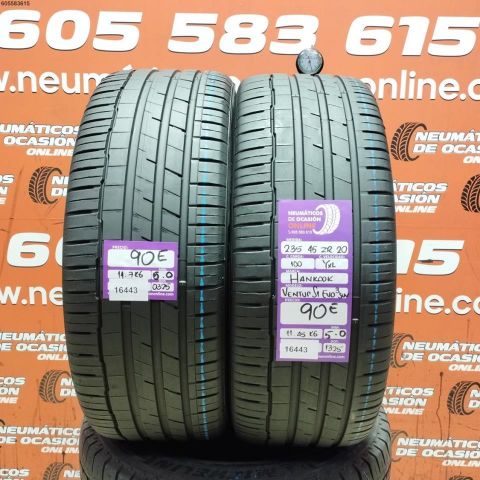 2X 235 45 ZR20 100Y XL HANKOOK VENTUS S1 EVO 3 SUV 5.0/5.0MM DOT 0325/1325