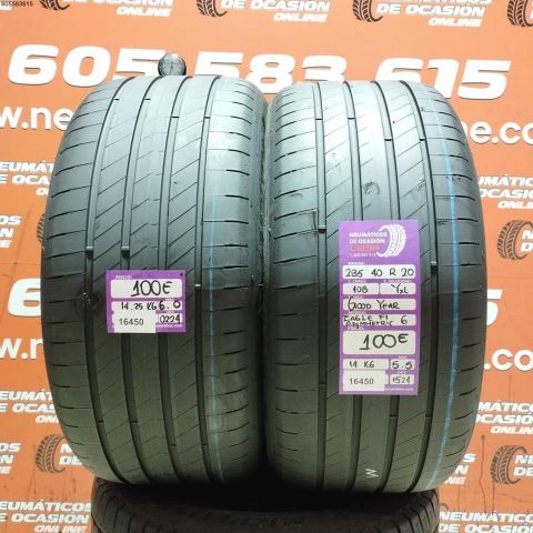 2X 285 40 R20 108Y XL GOODYEAR EAGLE F1 ASYMETRIC 6 5.5/6.0MM DOT 0224/1524