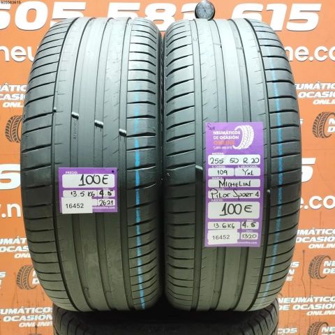 2x 255 50 R20 109Y XL MICHELIN PILOT SPORT 4 SUV 4