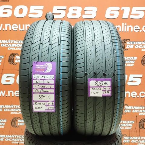 2X 235 55 R18 104T XL MO MICHELIN E PRIMACY 5.8/5.3MM DOT 0725/0424