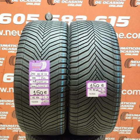 2x 285 45 R22 114H XL MICHELIN CROSSCLIMATE 2 4.7/4.7MM DOT 4023/3923