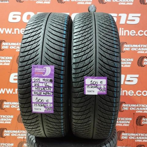 2X 255 70 R18 116V XL SUV MICHELIN PILOT ALPIN 5 6.0/6.6MM DOT 3724/3724