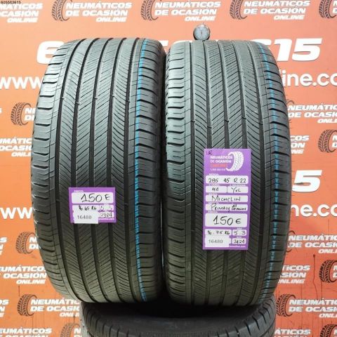 2X 285 45 R22 114Y XL LR MICHELIN PRIMACY ALL SEASON 5.3/5.3MM DOT 2324/2424