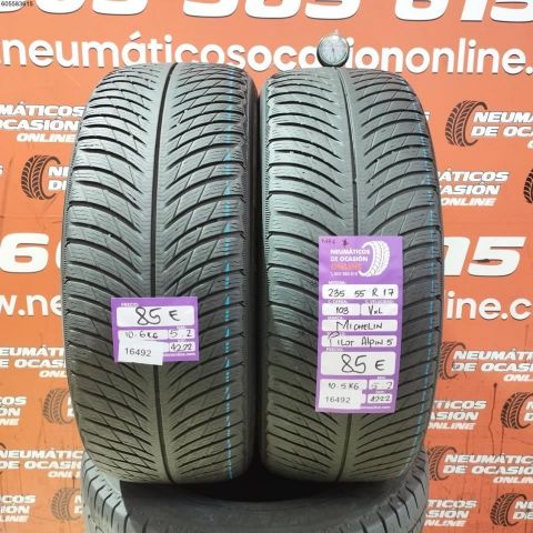 2X 235 55 R17 103V XL M+S* MICHELIN PILOT ALPIN 5 5.2/5.2MM DOT 4222/4222