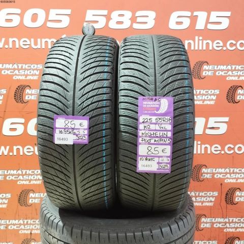2X 225 55 R18 102V XL M+S* AO MICHELIN PILOT ALPIN 5 4.7/5.5MM DOT 3023/3023