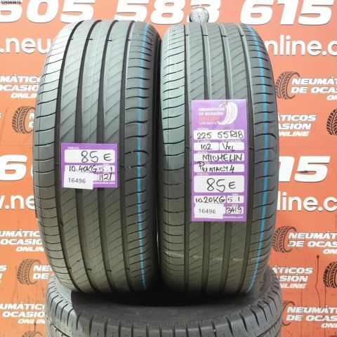 2X 225 55 R18 102V XL MICHELIN PRIMACY 4 5.1/5.1MM DOT 1121/3419