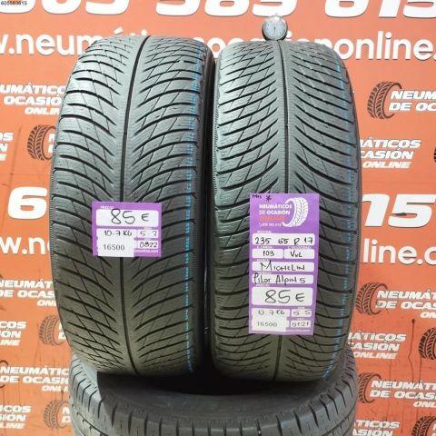 2X 235 55 R17 103V XL M+S* MICHELIN PILOT ALPIN 5 5.2/5.5MM DOT 0822/5121