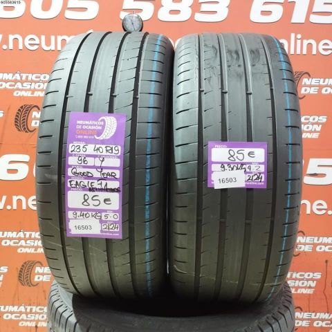 2X 235 40 R19 96Y GOODYEAR EAGLE F1 ASTMETRIC 6 5.0/4.2MM DOT 2124/2124