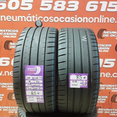 2X 235 35 ZR19 91Y XL MICHELIN PILOT SPORT 4S 4.6/4.6MM DOT 2324/2324
