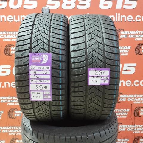2X 235 40 R19 96V XL M+S* PIRELLI ZOTTO ZERO 3 5.4/5.4MM DOT 2421/2421