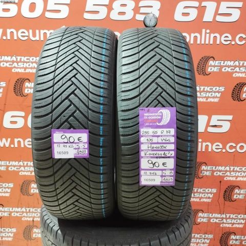 2X 235 55 R19 105W XL M+S* HANKOOK KINERGY 4S 2X 4SEASONS 5.5/5.8MM 