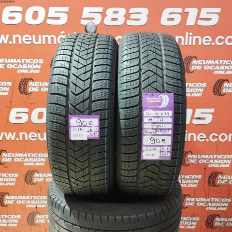2X 225 55 R19 99H M+S* PIRELLI WINTER SCORPION TM 5.6/6.1MM DOT 4219/4219