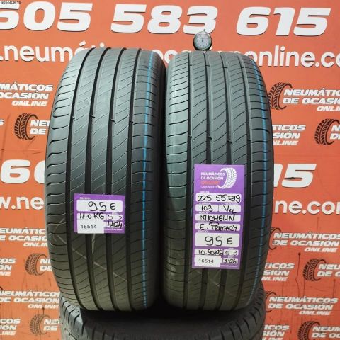 2X 225 55 R19 103V XL MICHELIN E PRIMACY 5.3/5.3MM DOT 4424/3924