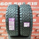2x LT 265 70 R17 121/118S BFGOODRICH ALL TERRAIN T/A 5.2/5.4 MM  DOT 2119/2119