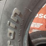 2x LT 225 75 R16 115/112S BFGOODRICH ALL TERRAIN T/A K02 5.4/5.4MM DOT 3022/3022