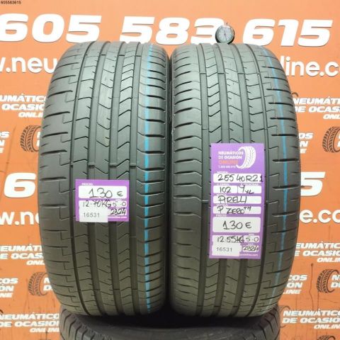 2x 255 40 R21 102Y XL PIRELLI P ZERO TM 5.0/5.0MM DOT 2324/2324