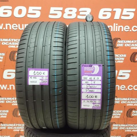 2x 255 40 R21 102V VOL PNCS PIRELLI P ZERO 5.0/5.0MM  DOT 2321/1425  REF.16532