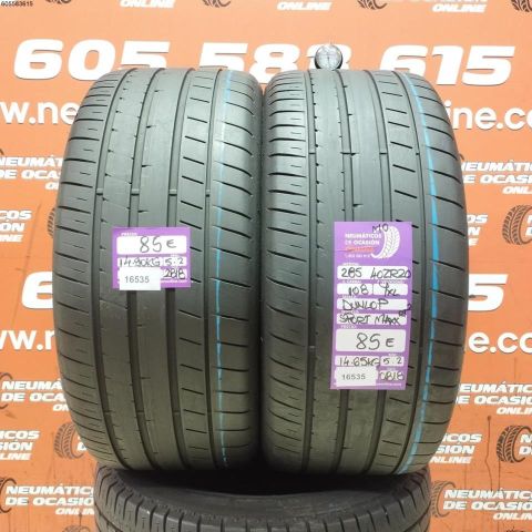 2X 285 40 ZR20 108Y XL MO DUNLOP SPORT MAXX RT 2 5.2/5.2MM DOT 2818/0818