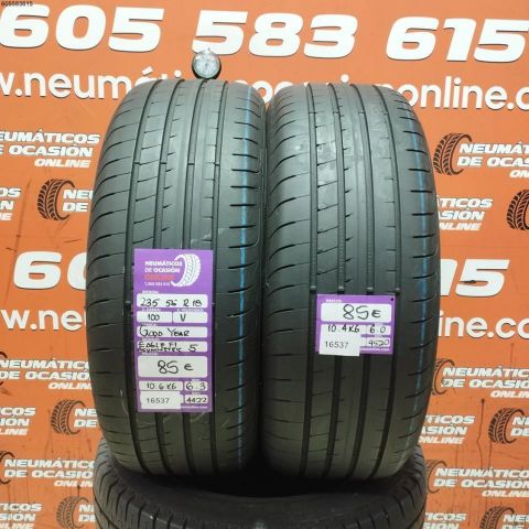 2x 235 55 R18 100V GOODYEAR EAGLE F1 ASYMETRIC 5 6.0/6.3MM  DOT 4520/4422