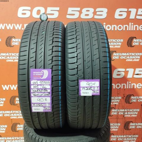 1 x 235 55 R19 105V CONTINENTAL PREMIUM CONTACT 6 5./5.3MM DOT 3422/3422  REF. 16561