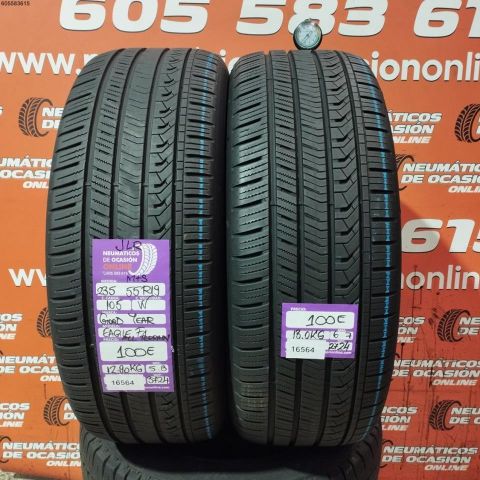 2x 235 55 R19 105W GOODYEAR EAGLE F1 ALL TERRAIN JLR 6.7/5.8MM DOT 2724/3724  REF. 16564