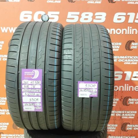 2x 285 45 R20 108W BRIDGESTONE ALENZA 001 5.1/5.1MM DOT 2723/2723  REF. 16575 