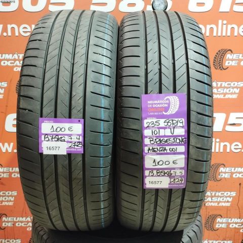 2X 235 55 R19 101V BRIDGESTONE ALENZA 001 7.4/7.5M DOT 2723/2124
