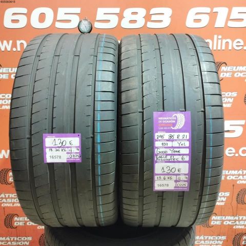 2X 295 35 R21 107Y XL GOODYEAR EAGLE F1 ASYMETRIC 6 4.7/4.7MM DOT 0725/0725
