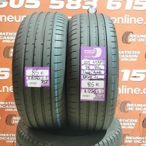 2x 225 45 R19 96W XL GOODYEAR EAGLE F1 ASYMMETRIC 3 4.8/4.8MM DOT 4221/4920 REF. 16587