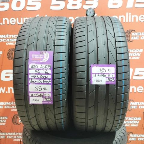 2x 235 40 R19 96Y XL HANKOOK VENTUS S1 EVO 2 R01 5.5/5.3MM DOT 1623/1322 REF. 16596 