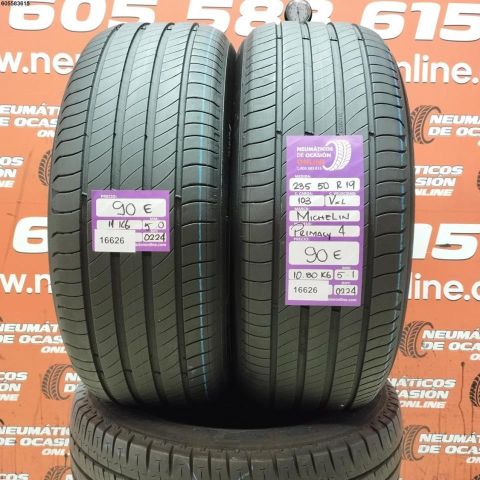 2X 235 50 R19 103V XL MICHELIN PRIMACY 4 5.1/5.0MM DOT 0224/0224