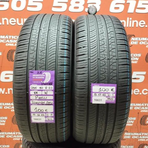 2x 235 50 R20 104W PIRELLI SCORPION ZERO ALL SEASON JLR M+S PNCS  DOT 1822/1622 REF. 16631