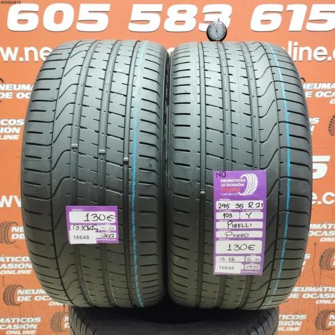 2X 295 35 R21 103Y NO PIRELLI P ZERO 5.0/5.0MM DOT 0622/1925